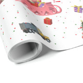 Feierliche Frohe Weihnachten Geschenkpapier (Rolleneckpunkt)
