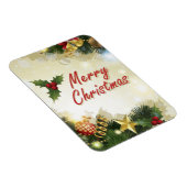 Feierliche Frohe Weihnachten Magnet (Rechte Seite)