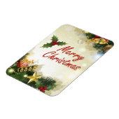 Feierliche Frohe Weihnachten Magnet (Linke Seite)