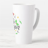 Feierliche Frohe Weihnachten Milchtasse (Rechte Ecke)
