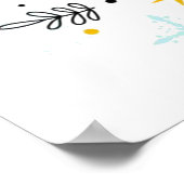 Feierliche Frohe Weihnachten Poster (Ecke)