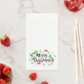 Feierliche Frohe Weihnachten Serviette (Beispiel)