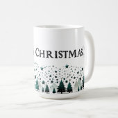 Feierliche "Frohe Weihnachten"-Tasse Kaffeetasse (VorderseiteRechts)