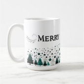 Feierliche "Frohe Weihnachten"-Tasse Kaffeetasse (Links)