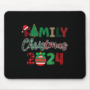 Feierliche fröhliche Familie Matching Weihnachtskl Mousepad