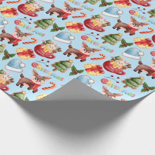 Feierliche Frolien: Extravaganza Geschenkpapier (Ecke)