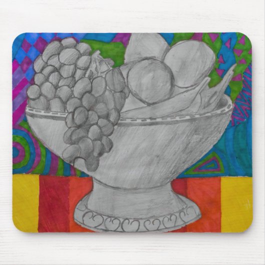 Feierliche Fruchtschale Mousepad (Vorne)