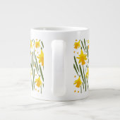 Feierliche Frühlingsholz Jumbo-Tasse (Rückseite)