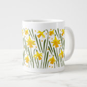 Feierliche Frühlingsholz Jumbo-Tasse (Vorderseite Rechts)