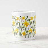 Feierliche Frühlingsholz Jumbo-Tasse (Vorderseite)