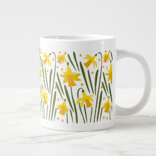 Feierliche Frühlingsholz Jumbo-Tasse