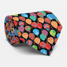 Feierliche Geburtstags-Balloons Muster Krawatte