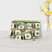 Feierliche Geburtstagsfeier des NationalDollars Karte (Gelbe Blume)