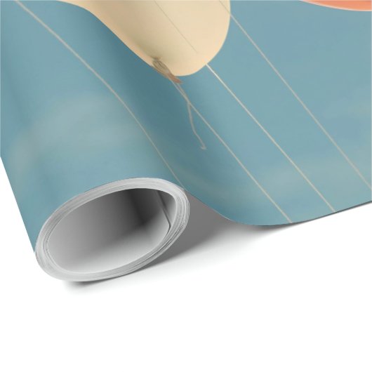 Feierliche Geburtstagsfeier Geschenkpapier (Rolleneckpunkt)