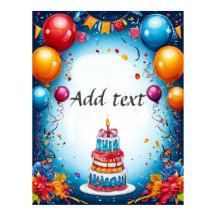 Feierliche Geburtstagsfeier mit Ballons