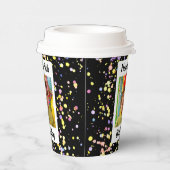 Feierliche Geburtstagsparty in Schwarz - individua Pappbecher (Rechts)