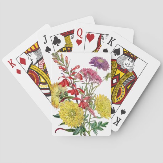 Feierliche Geschenke mit Sring Spielkarten (Rückseite)