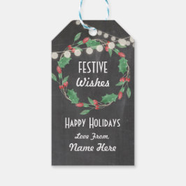 Feierliche Geschenke Tags Weihnachtsfeier Merry Xm Geschenkanhänger