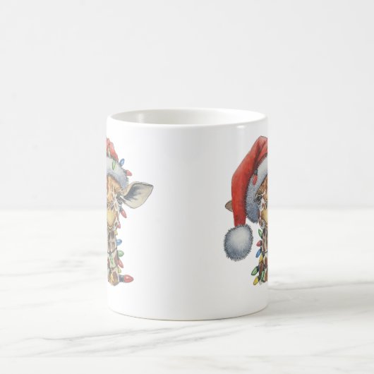 Feierliche Giraffe Kaffeetasse (Mittel)