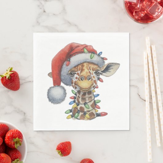 Feierliche Giraffe Serviette (Beispiel)