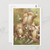 Feierliche Gnomes Postkarte (Vorne/Hinten)