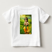 Feierliche Göttlichkeit: Krishna Ji T - Shirt für  (Rückseite)