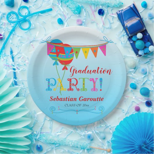 Feierliche Graduierungsparty Pappteller (Party)