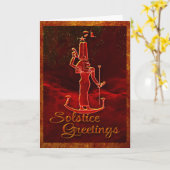 Feierliche Grüße Karte (Gelbe Blume)