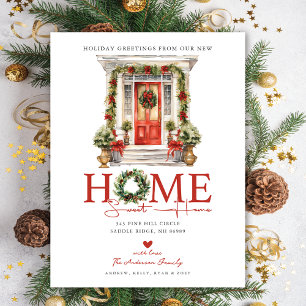 Feierliche Grüße Neue Zuhause Moving Ankündigungspostkarte