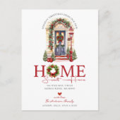 Feierliche Grüße Neue Zuhause Moving Ankündigungspostkarte (Vorderseite)