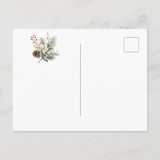 Feierliche Grüße Neue Zuhause Moving Ankündigungspostkarte (Rückseite)