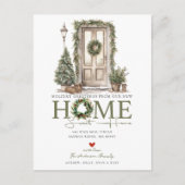 Feierliche Grüße Neue Zuhause Moving Ankündigungspostkarte (Vorderseite)