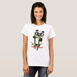 Feierliche Grüße von Bamboo Pferdereiten Meister T-Shirt
