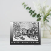 Feierliche Grüße von den Karten des Weißen Hauses (Stehend Vorderseite)