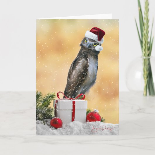 Feierliche Grüße von Oliver - geflochtene 12x18 Dankeskarte (Vorderseite)