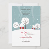 Feierliche Grüße von unserem Haus zu Ihrer Karte (Vorderseite)