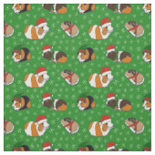 Feierliche Guinea Schweine Weihnachten Gemustert Stoff (Muster)