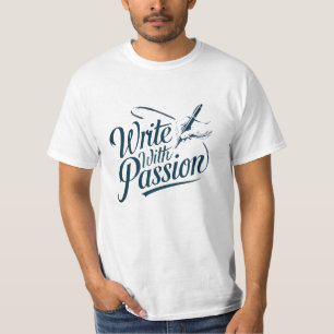 Feierliche Handschrift mit Kunst T-Shirt