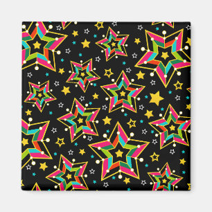 Feierliche Helle Merry Holiday Star Magnet
