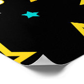 Feierliche Helle Merry Holiday Star Poster (Ecke)