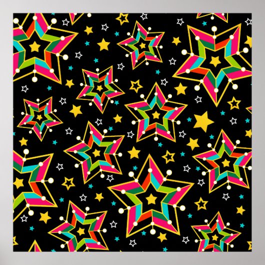 Feierliche Helle Merry Holiday Star Poster (Vorne)