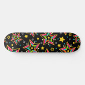 Feierliche Helle Merry Holiday Star Skateboard (Horizontal)