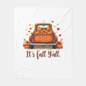 Feierliche Herbsternte Design feiert Herbstmeer Fleecedecke (Vorderseite)