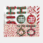 Feierliche "HO HO HO" Weihnachtsfeier Fleece & She (Vorderseite (Horizontal))