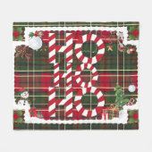 Feierliche "HO HO HO" Weihnachtsfeier Fleece & She (Vorderseite (Horizontal))