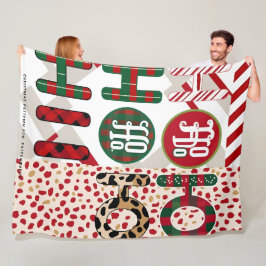 Feierliche "HO HO HO" Weihnachtsfeier Fleece & She