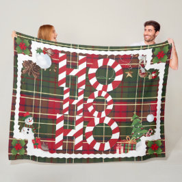 Feierliche "HO HO HO" Weihnachtsfeier Fleece & She