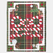 Feierliche "HO HO HO" Weihnachtsfeier Fleece & She (Vorderseite)