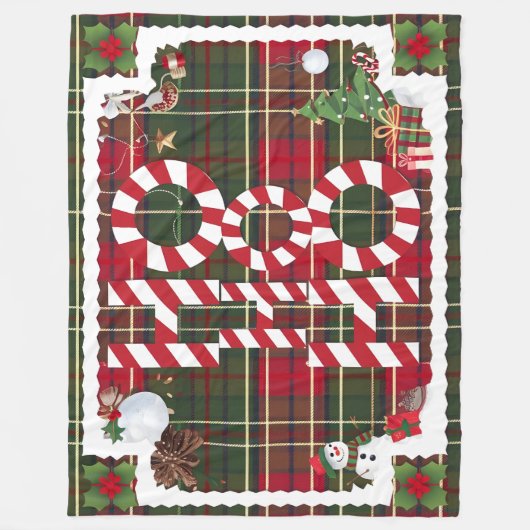 Feierliche "HO HO HO" Weihnachtsfeier Fleece & She (Vorderseite)