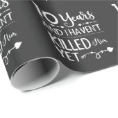 Feierliche Hochzeit 10 Jahre Heirat Geschenkpapier (Rolleneckpunkt)